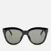 Le Specs Women's Resumption Round Sunglasses - Black - Image 1
