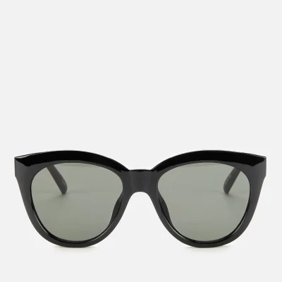 Le Specs Women's Resumption Round Sunglasses - Black