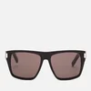 Saint Laurent Women's D-Frame Acetate Sunglasses - Black - Image 1
