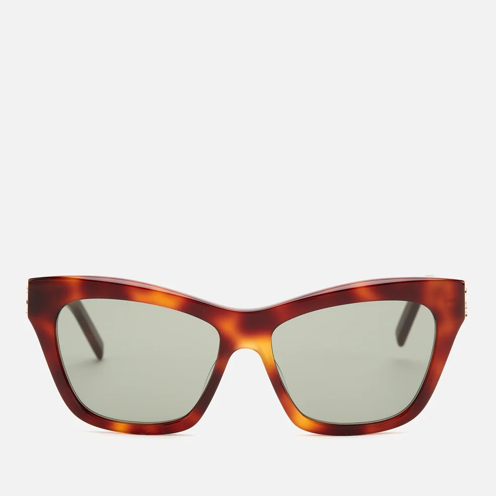 Saint Laurent Women's Sl M79 Cat Eye Sunglasses - Havana/Green Image 1
