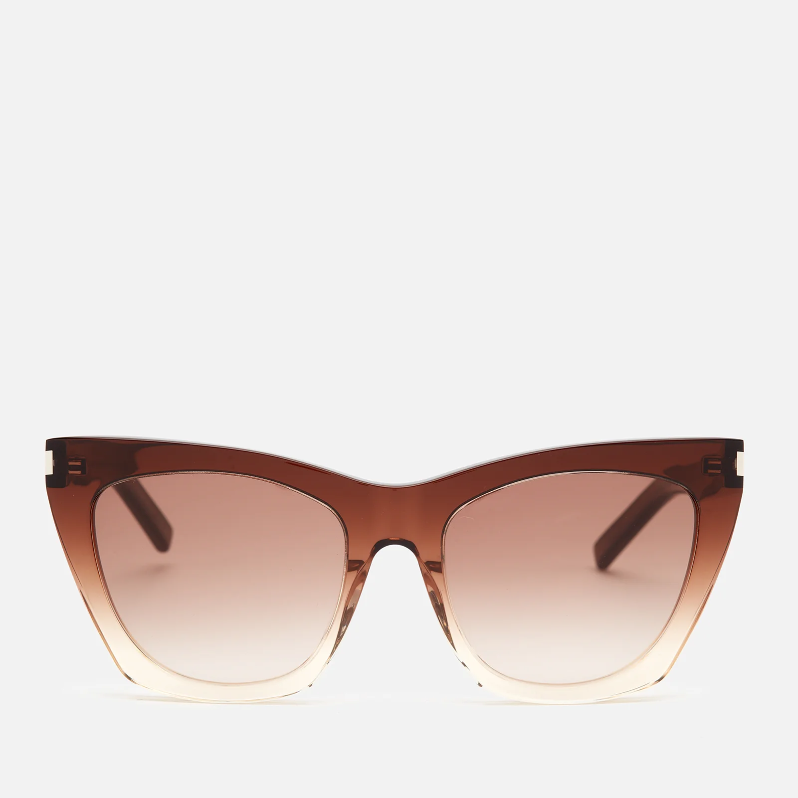 Saint Laurent Women's Kate Cat Eye Sunglasses - Brown Image 1