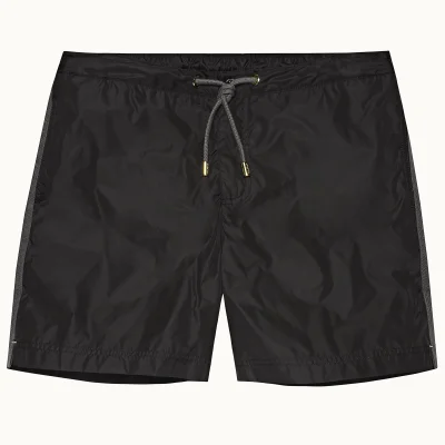 Orlebar Brown Men's Bulldog Drawcord Swim Shorts - Black