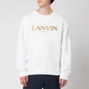 Lanvin Men's Embroidered Sweatshirt - Optic White - Image 1