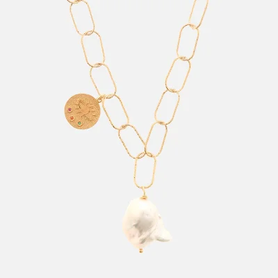 Hermina Athens Women's Kressida Lost Sea Necklace - Gold