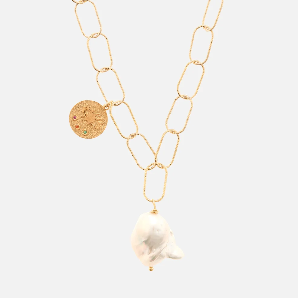 Hermina Athens Women's Kressida Lost Sea Necklace - Gold Image 1