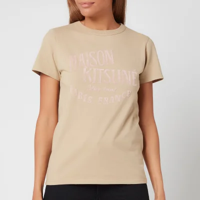 Maison Kitsuné Women's Palais Royal Classic T-Shirt - Beige