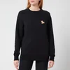 Maison Kitsuné Women's Chillax Fox Patch Classic Sweatshirt - Black - Image 1