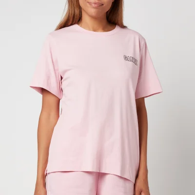 Ganni Women's Thin Software Jersey T-Shirt - Sweet Lilac