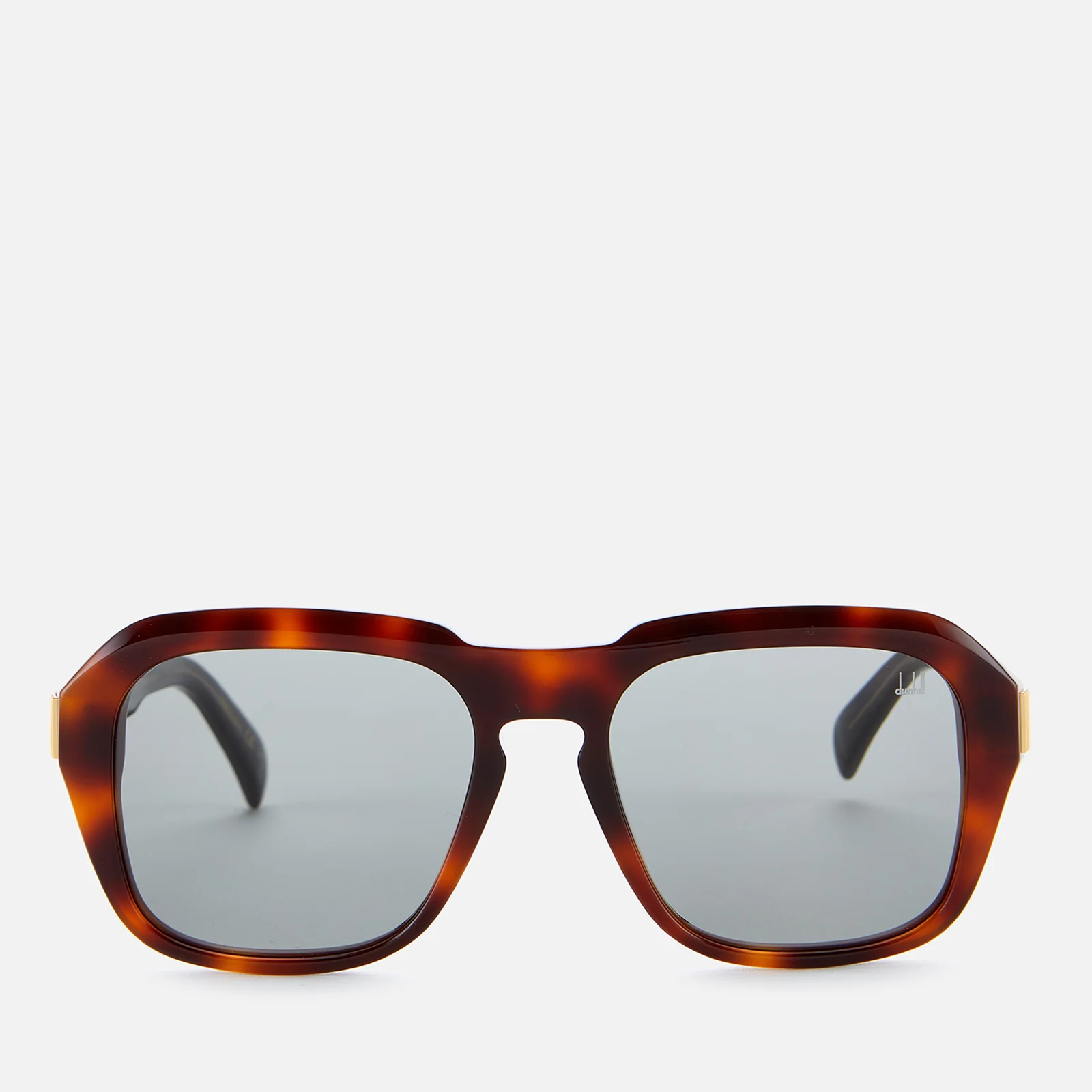 Dunhill Men's Square Acetate Sunglasses - Havana/Grey Image 1