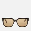 Dunhill Men's Acetate Sunglasses - Black/Brown - Image 1