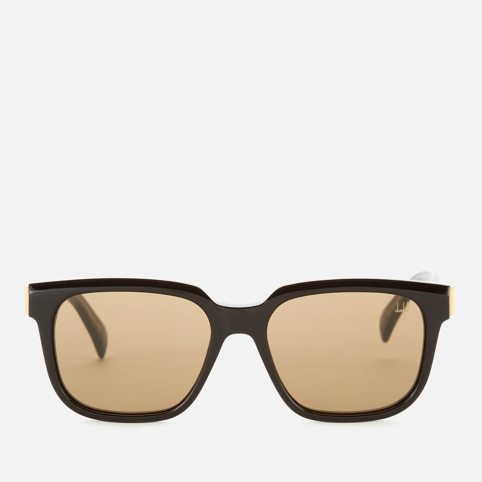 Dunhill Men's Acetate Sunglasses - Black/Brown Image 1