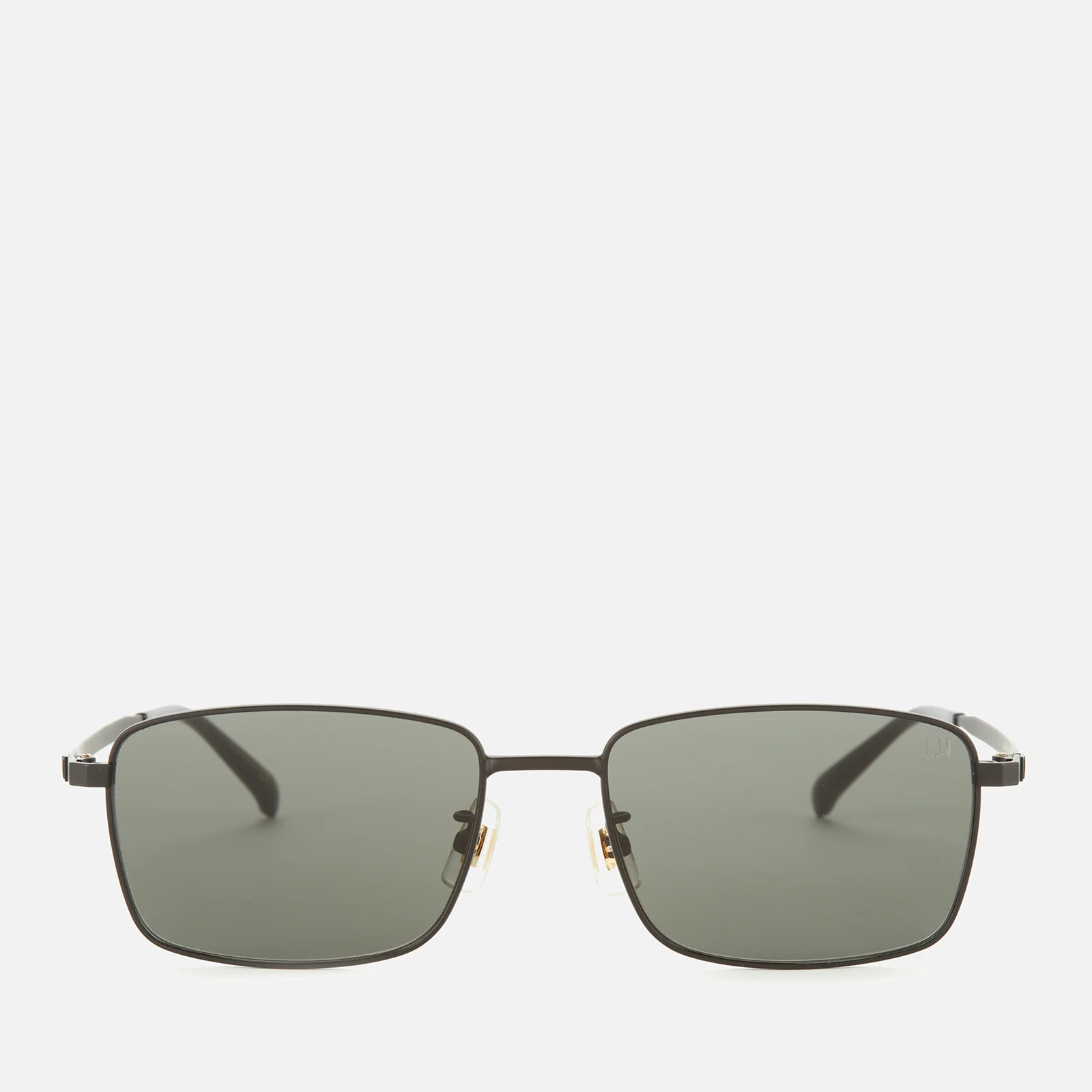 Dunhill Men's Metal Frame Rectangle Sunglasses - Black/Grey Image 1