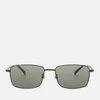 Dunhill Men's Metal Frame Rectangle Sunglasses - Black/Grey - Image 1