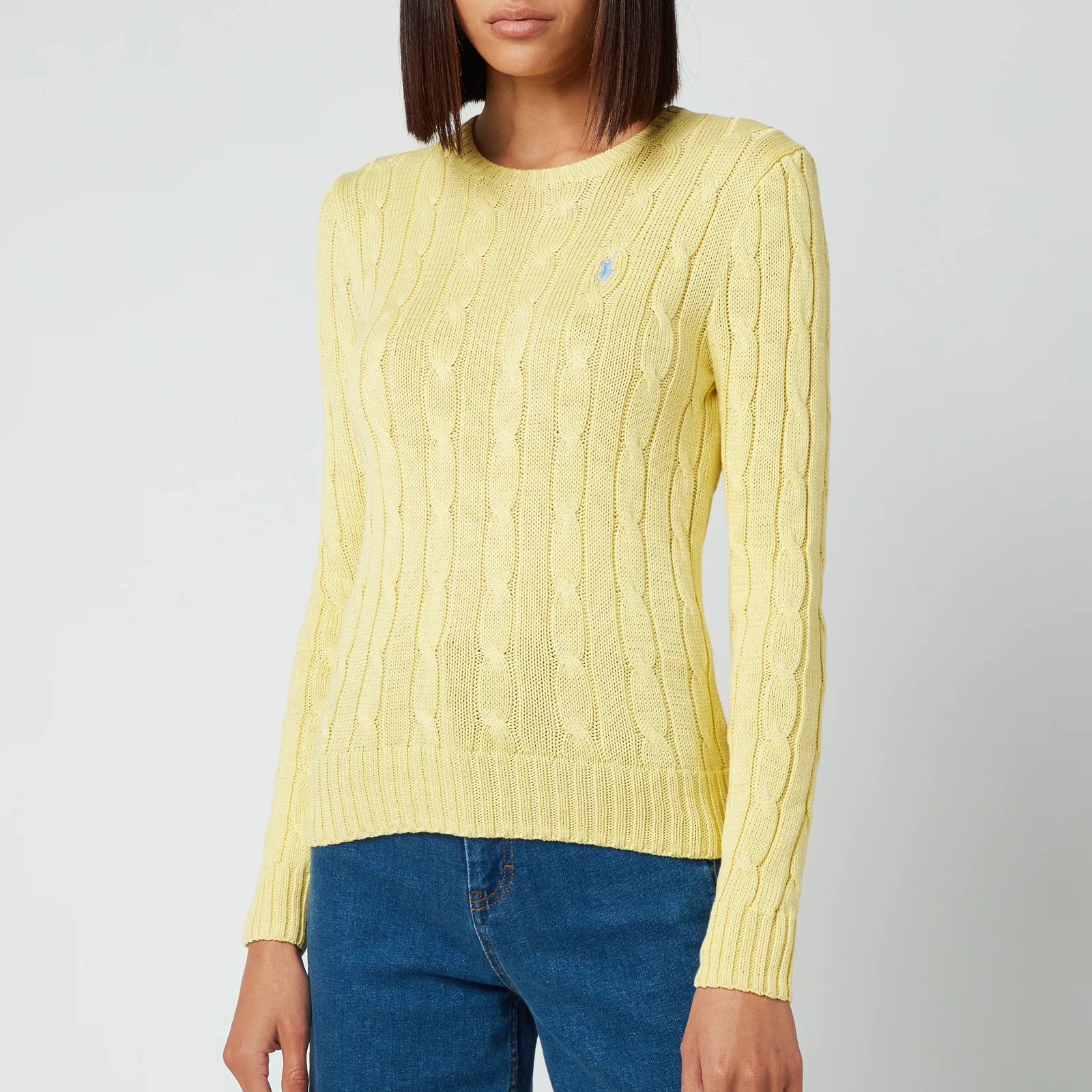 Polo Ralph Lauren Women's Julianna Classic Sweatshirt - Bristol Yellow Image 1
