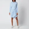 Polo Ralph Lauren Women's Long Sleeve Dress - White/Blue - Image 1