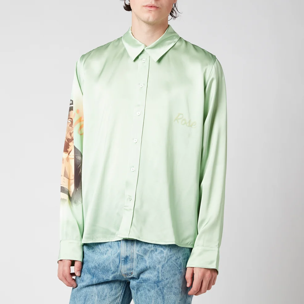 Martine Rose Men's Bonbon Shirt - Pastel Green Image 1