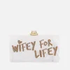Sophia Webster Women's Cleo Wifey For Lifey - White & Gold - Image 1