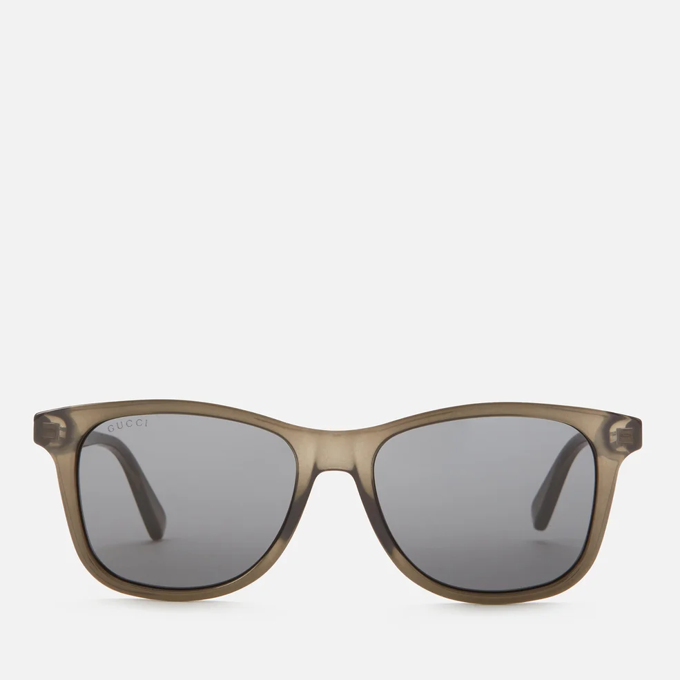 Gucci Men's Injection Sunglasses - Grey Image 1