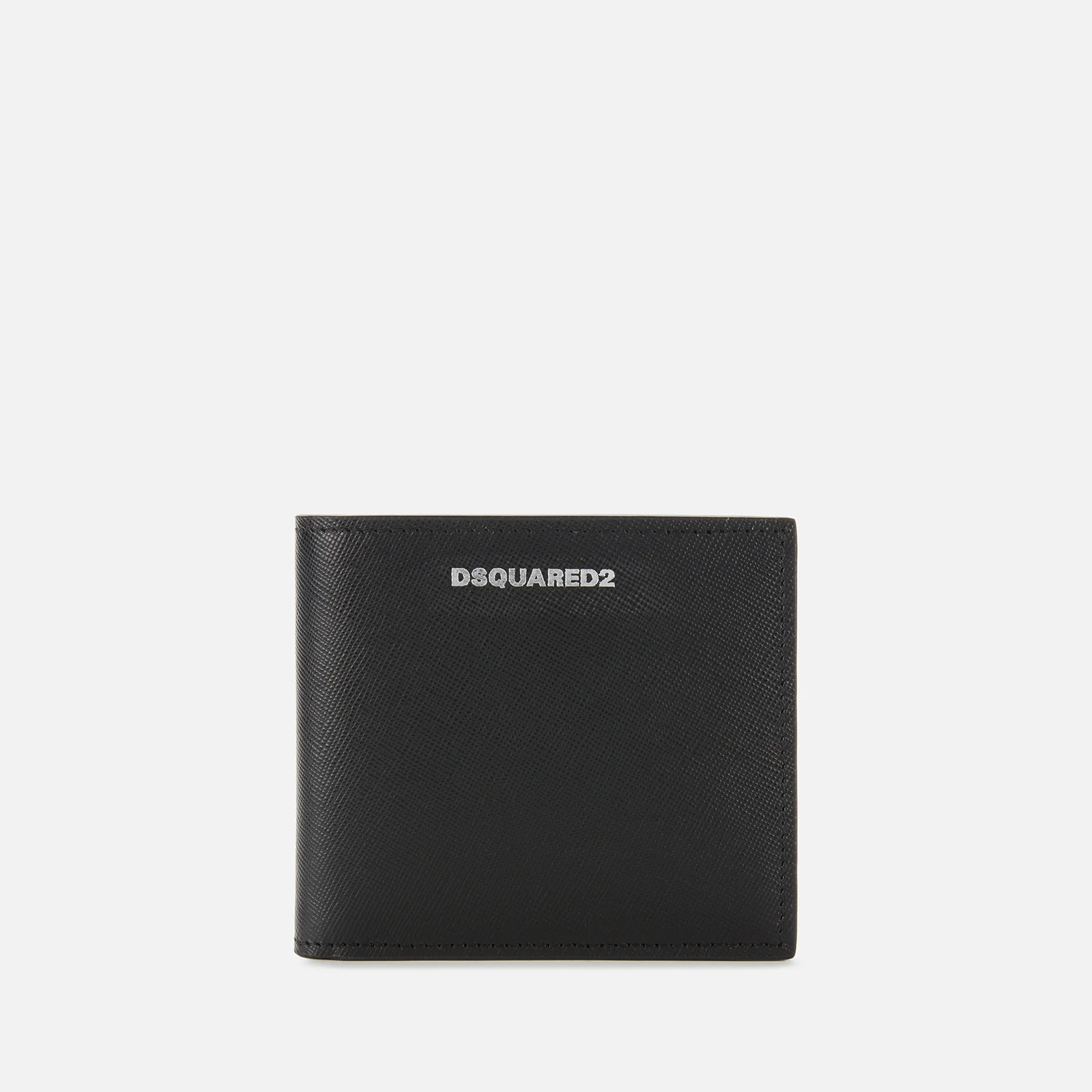 Dsquared2 Men's Dylan Saffiano Leather Bifold Wallet - Black Image 1