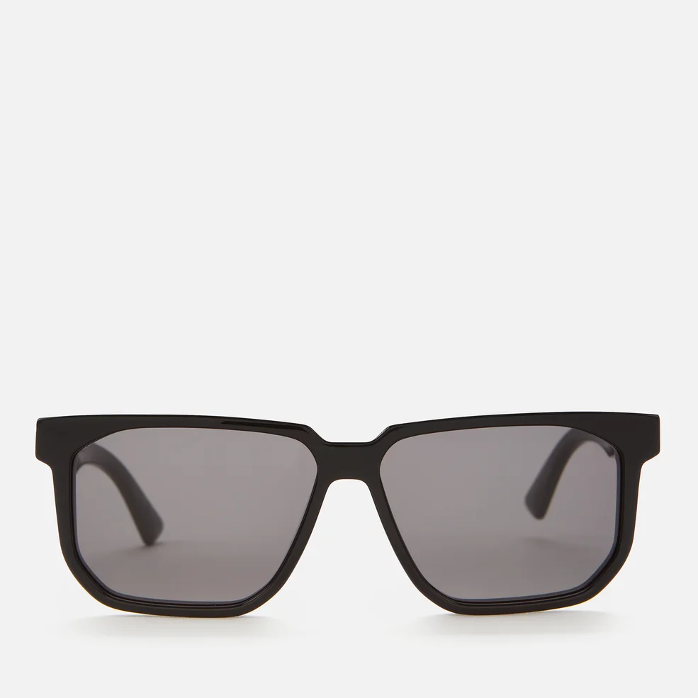 Bottega Veneta Men's Acetate Sunglasses - Black/Grey Image 1