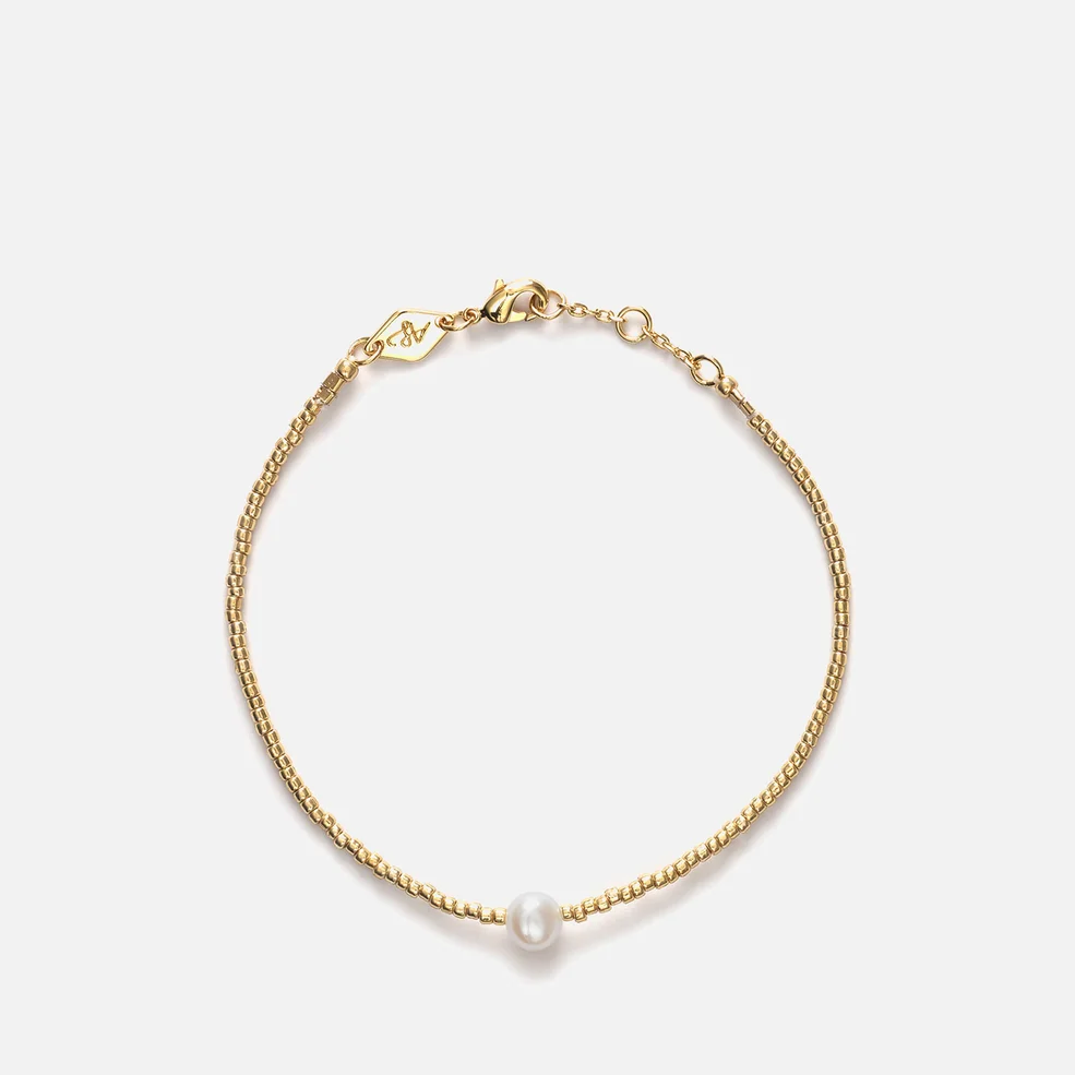 Anni Lu Pearly Gold-Tone Bracelet Image 1