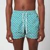 Frescobol Carioca Men's Ipanema Shorts - Green Lagoon/Off White - Image 1