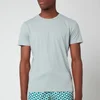 Frescobol Carioca Men's Linen Blend Crew T-Shirt - Green Bay - Image 1