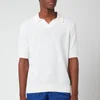 Frescobol Carioca Men's Rino Knit Polo Shirt - Off White - Image 1