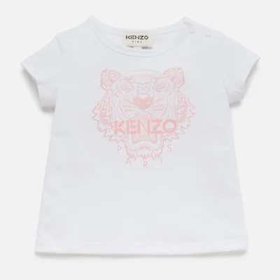 KENZO Toddlers' Tiger T-Shirt - Pink/Optic White