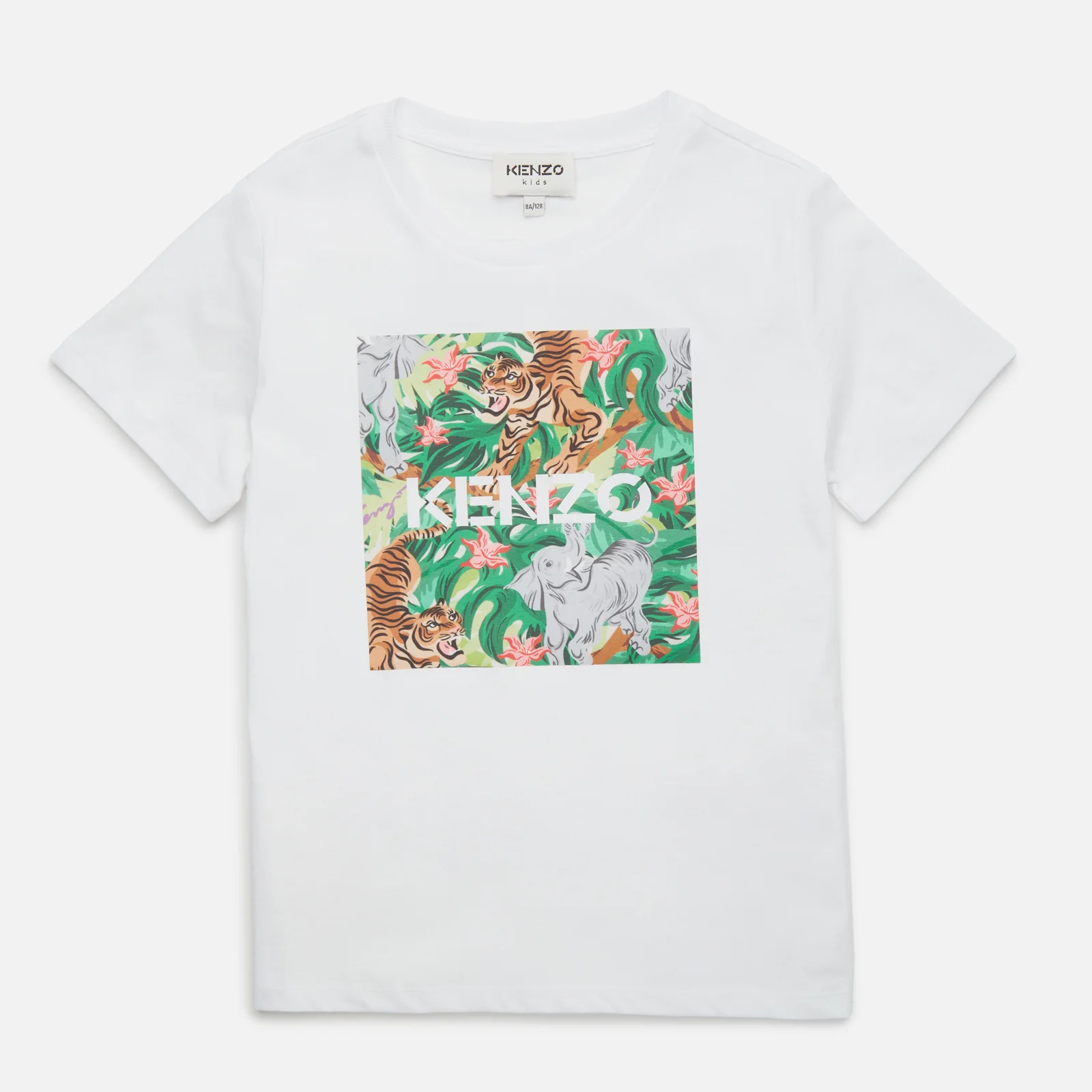 KENZO Girls' Lizie T-Shirt - Optic White Image 1