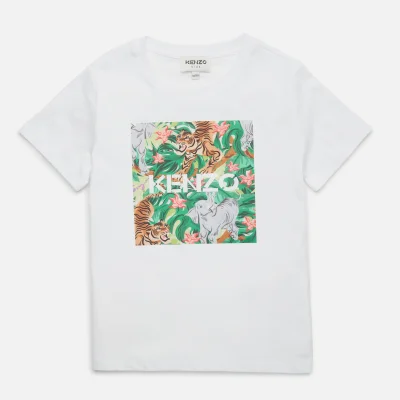 KENZO Girls' Lizie T-Shirt - Optic White