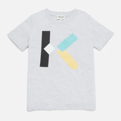 KENZO Boys' Logo T-Shirt - Light Marl Grey