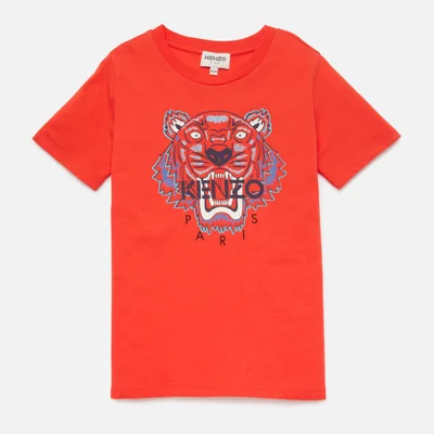 KENZO Boys' Tiger T-Shirt - Tomato