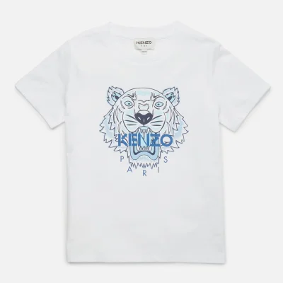 KENZO Boys' Tiger B T-Shirt - Optic White
