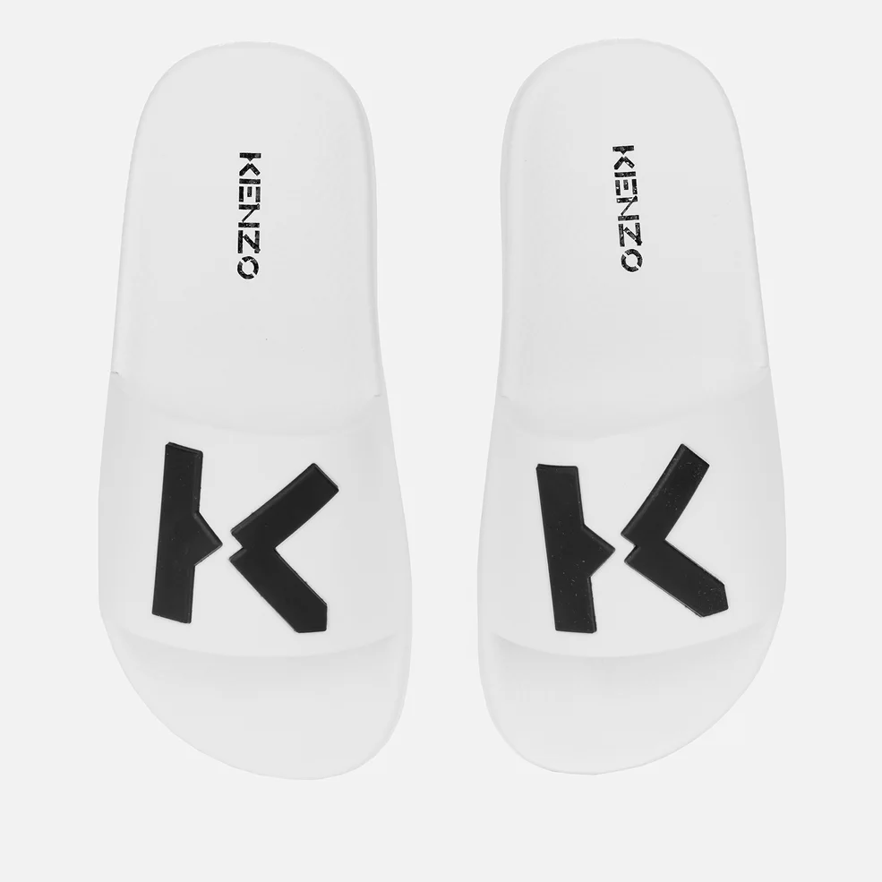 KENZO Kids' Slide Sandals - Optic White Image 1