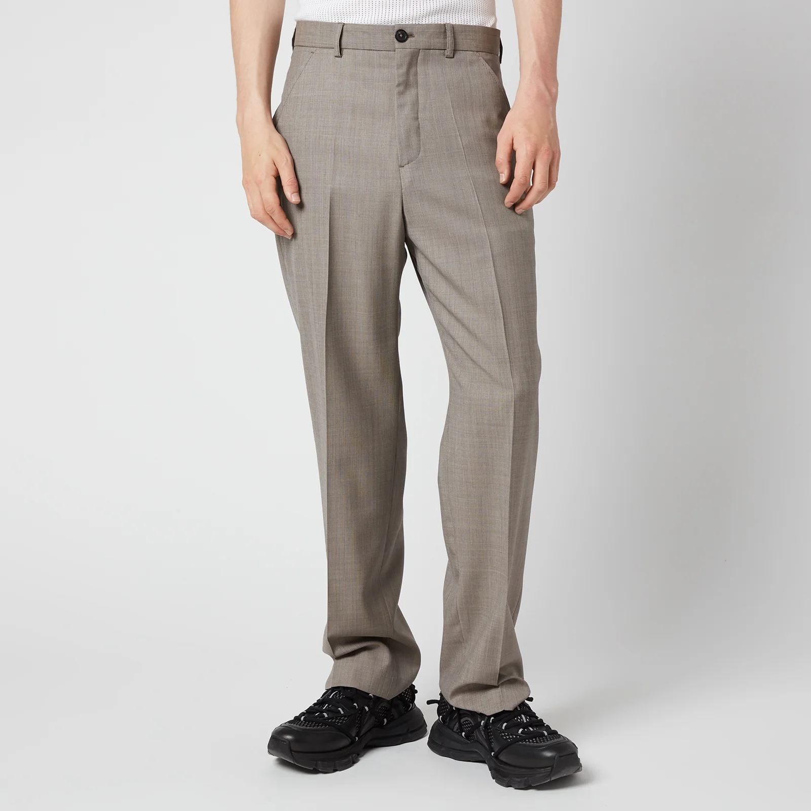 Our Legacy Men's Chinos - Stone Grey Wool Image 1