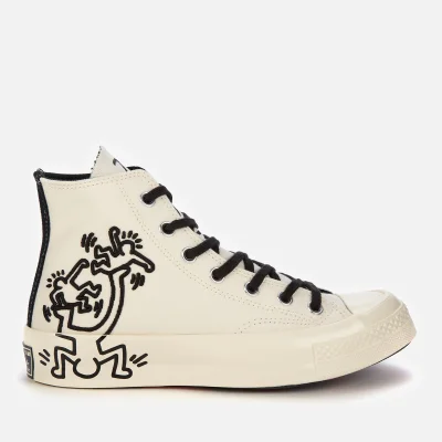 Converse Keith Haring Chuck 70 Hi-Top Trainers - Egret/Black/Red