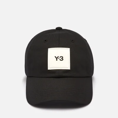 Y-3 Men's Square Label Cap - Black
