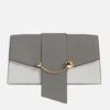 Strathberry Women's Mini Crescent Bag - Pearl Grey/Slate - Image 1