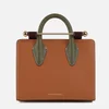 Strathberry Women's Nano Tote Bag - Tan/Forest/Burgundy - Image 1