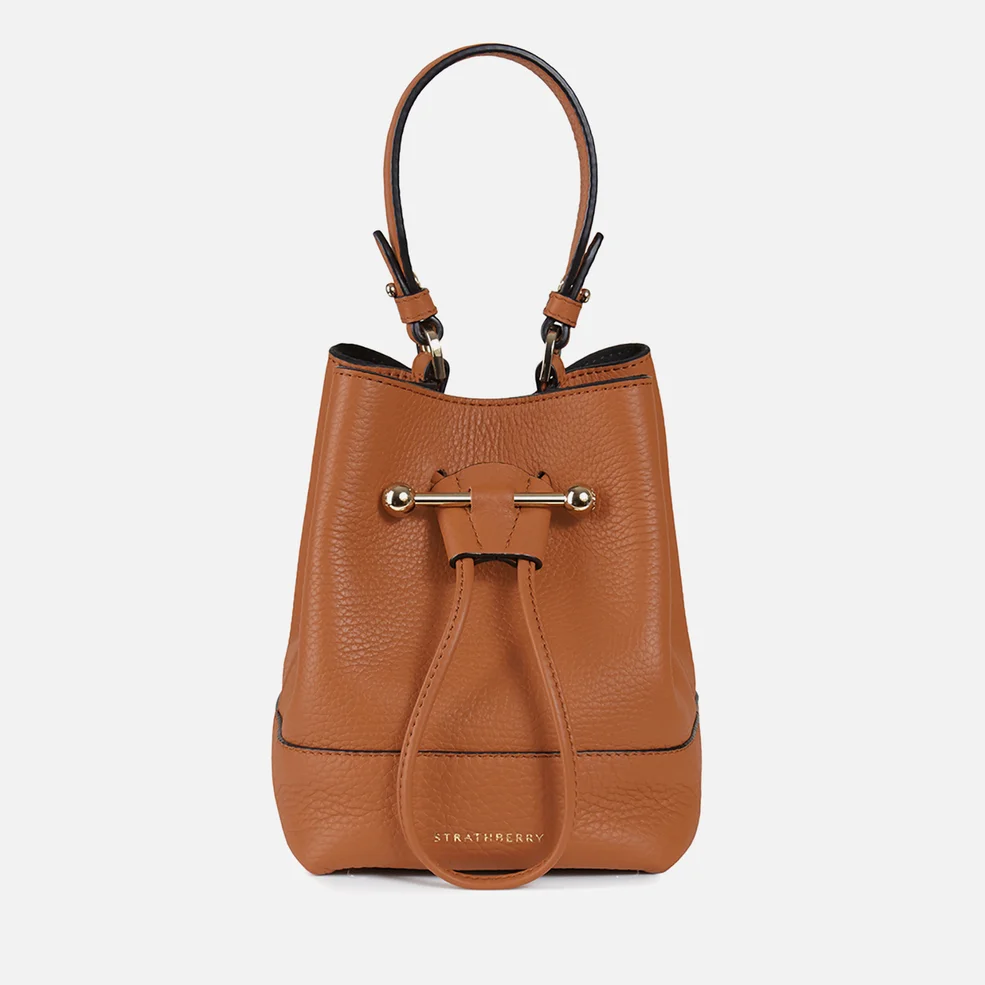 Strathberry Lana Osette Leather Bucket Bag Image 1