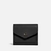 Coach Crossgrain Leather Small Wallet - Black - Image 1