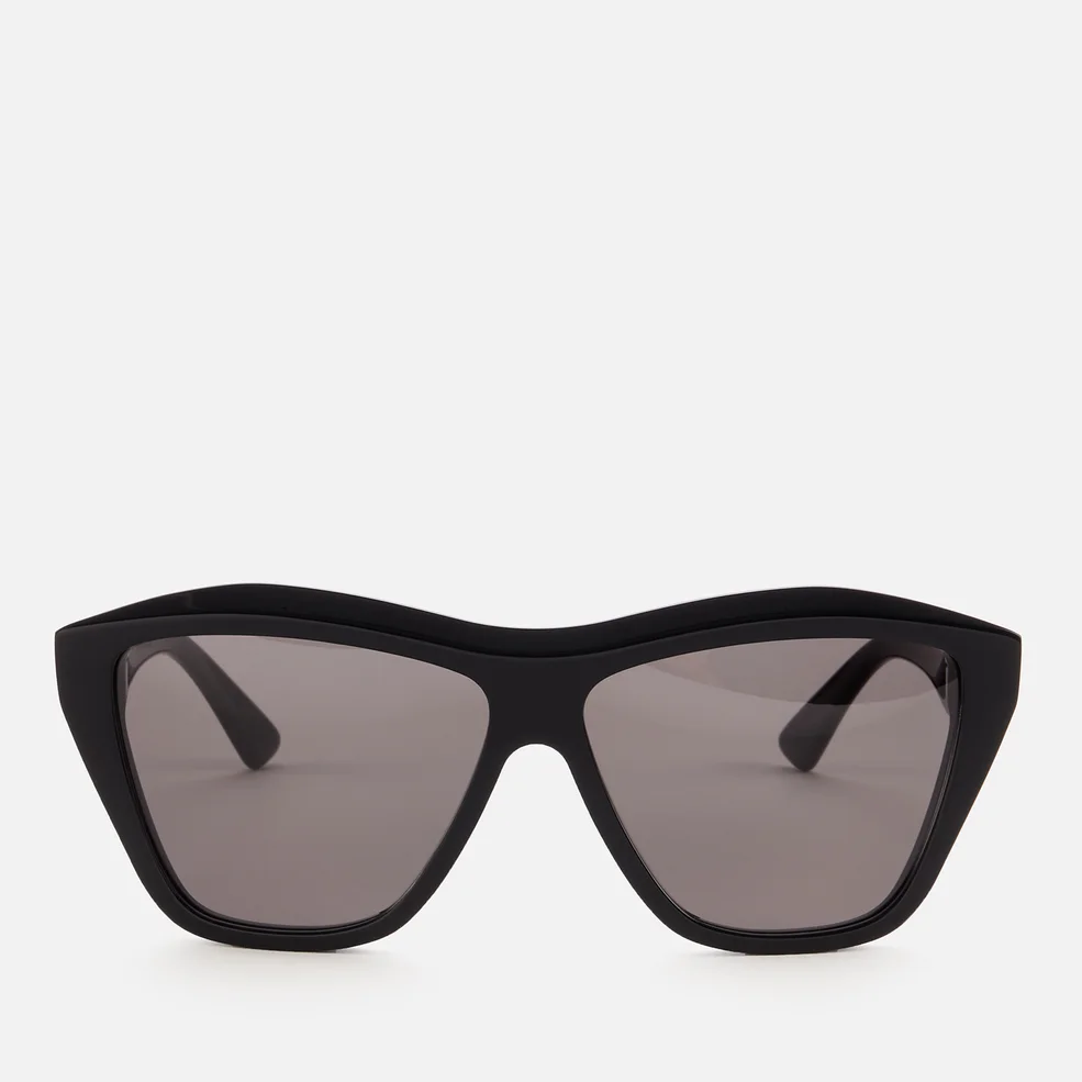 Bottega Veneta Women's Oversized Acetate Sunglasses - Black Image 1