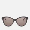 Saint Laurent Women's Cat Eye Aceteate Sunglasses - Black - Image 1