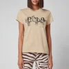 Polo Ralph Lauren Women's Zebra Polo Logo T-Shirt - Dune Tan - Image 1