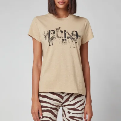 Polo Ralph Lauren Women's Zebra Polo Logo T-Shirt - Dune Tan
