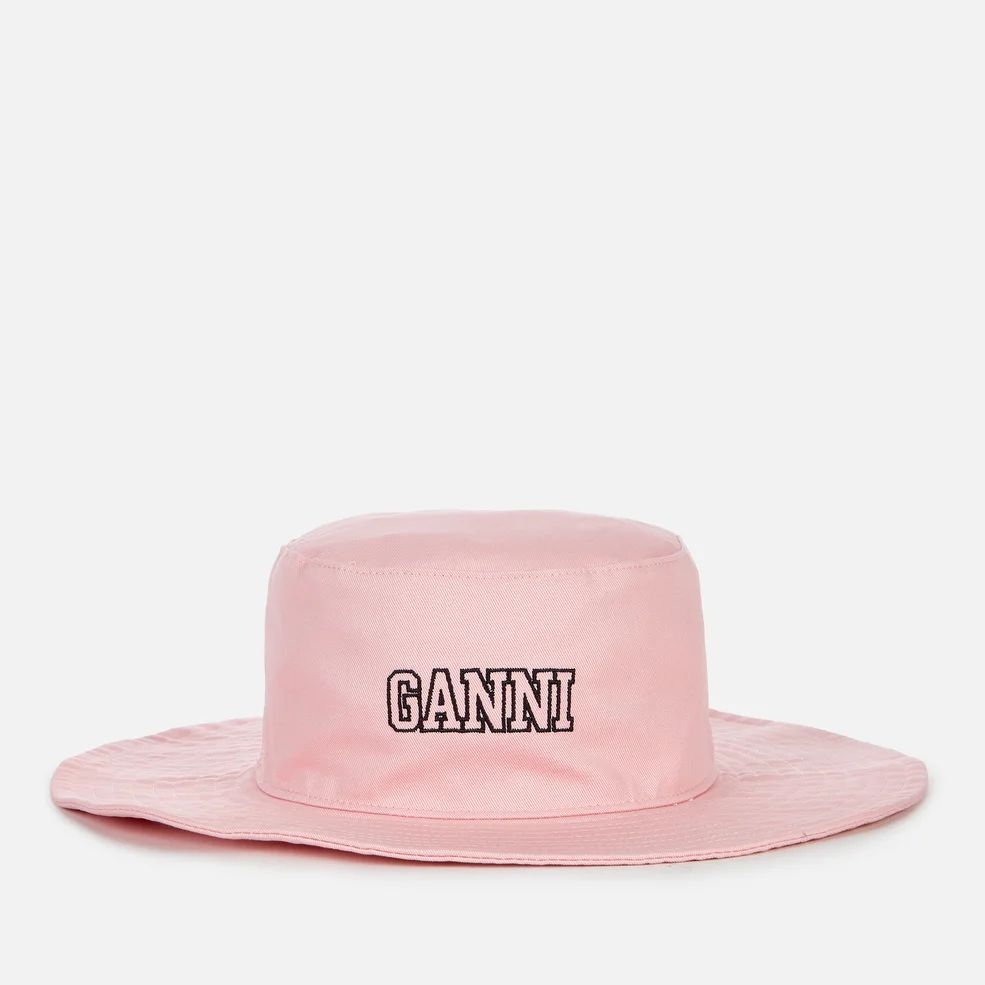 Ganni Women's Organic Cotton Hat - Sweet Lilac Image 1