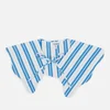 Ganni Women's Stripe Cotton Collar - Daphne - Image 1