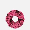 Ganni Women's Floral Cotton Scrunchie - Shocking Pink - Image 1