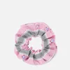 Ganni Women's Floral Cotton Scrunchie - Pink Nectar - Image 1